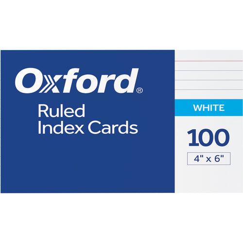 INDEXCARD 4x6 100CT RULED
